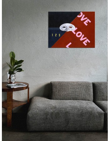 Reprodukcja obrazu Love, Love, Love Homage to Gertrude Stein – Charles Demuth - obraz