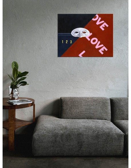 Reprodukcja obrazu Love, Love, Love Homage to Gertrude Stein – Charles Demuth - obraz