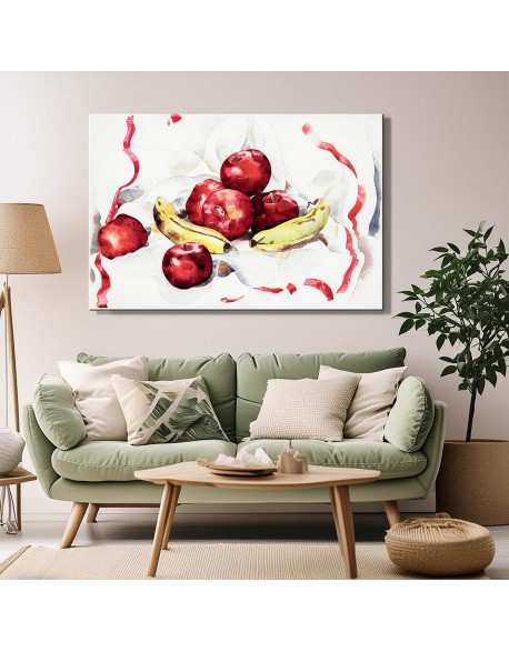 Reprodukcja obrazu Still Life with Apples and Bananas – Charles Demuth - obraz