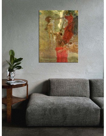Reprodukcja obrazu obraz na płótnie Gustav Klimt Composition design to medicine