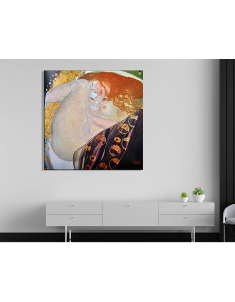 Reprodukcja obrazu obraz na płótnie Gustav Klimt Danae