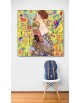 Reprodukcja obrazu obraz na płótnie Gustav Klimt Lady with fan