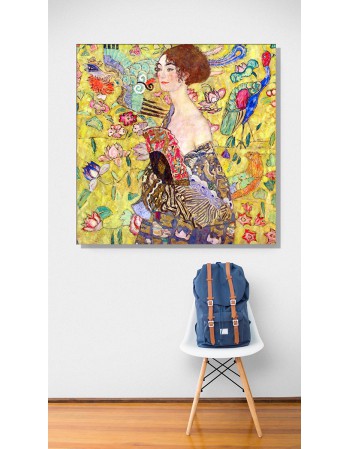 Reprodukcje obrazów Lady with fan - Gustav Klimt