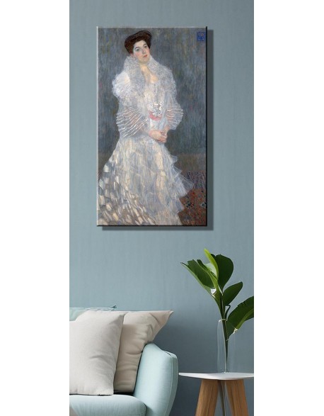 Reprodukcja obrazu obraz na płótnie Gustav Klimt Portrait of hermine gallia