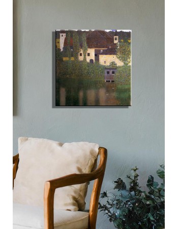 Reprodukcja obrazu obraz na płótnie Gustav Klimt Water castle
