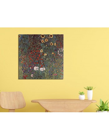 Reprodukcje obrazów Country garden with sunflowers - Gustav Klimt