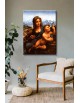 Reprodukcje obrazów obraz na płótnie Leonardo da Vinci Madonna z kądzielą