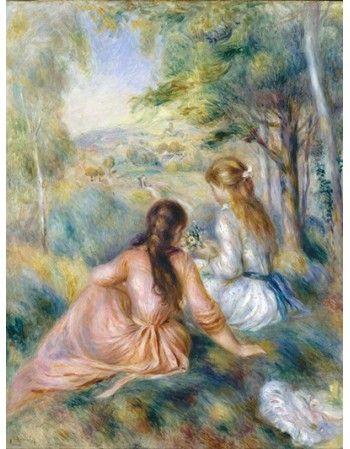 Reprodukcje obrazów In the Meadow - Auguste Renoir