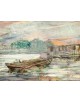 Reprodukcja obrazu Barki na Sekwanie - Stanisław Wyspiański - obraz