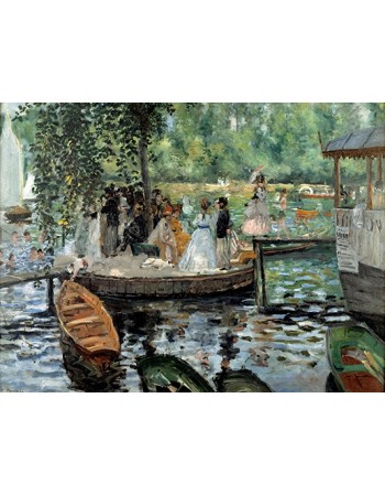 Reprodukcje obrazów La Grenouillère - Auguste Renoir
