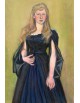Reprodukcja obrazu Portret młodej damy - Stanisław Wyspiański - obraz
