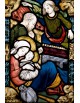 Reprodukcja obrazu Witraż - Anioł nakazujący św. Rodzinie ucieczkę - Stanisław Wyspiański - obraz