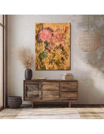 Reprodukcja obrazu Kwiaty - Motyw krajobrazowy - obraz na płótnie - Olga Boznańska