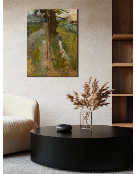 Reprodukcja obrazu Motyw krajobrazowy - obraz na płótnie - Olga Boznańska