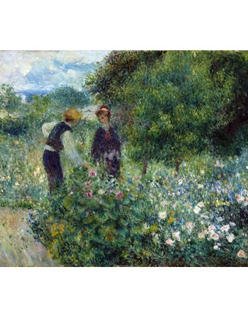 Reprodukcje obrazów Picking Flowers - Auguste Renoir