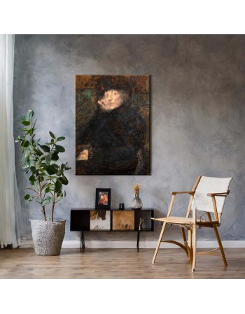 Reprodukcja obrazu Portret Anny Ginzberg - obraz na płótnie - Olga Boznańska