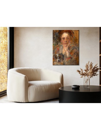 Reprodukcja obrazu Portret Heleny Zielińskiej - obraz na płótnie - Olga Boznańska