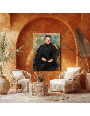 Reprodukcja obrazu Portret Jadwigi z Sanguszków Sapieżyny - obraz na płótnie - Olga Boznańska