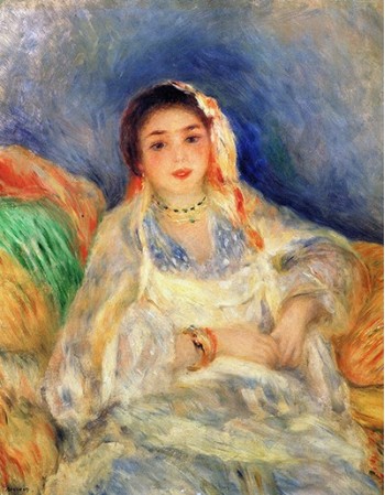 Reprodukcje obrazów Seated Algerian Woman - Auguste Renoir