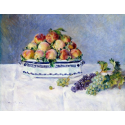 Reprodukcje obrazów Still Life with Peaches and Grapes - Auguste Renoir