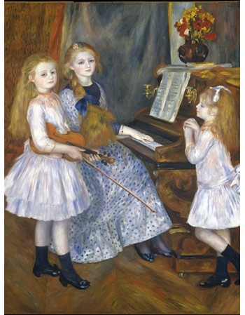 Reprodukcje obrazów The Daughters of Catulle Mendès - Auguste Renoir