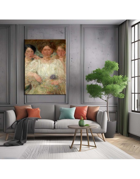 Reprodukcja obrazu Portret trzech sióstr Olga Boznańska