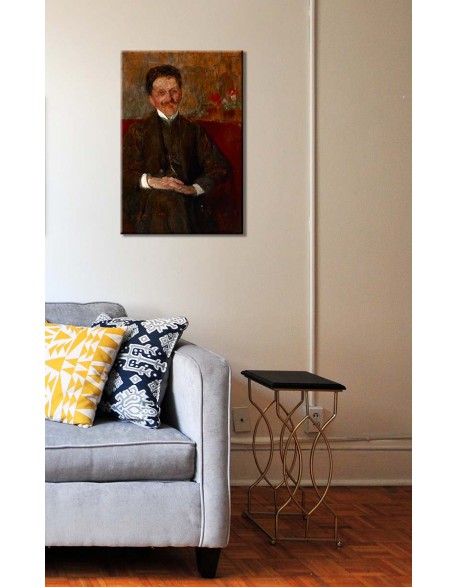 Reprodukcja obrazu Portret Władysława Chmielarczyka Olga Boznańska