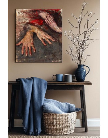 Reprodukcja obrazu Studium dwóch par rąk Olga Boznańska