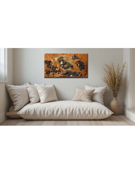 Reprodukcja obrazu Szkice psów Olga Boznańska