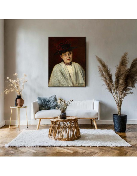 Reprodukcja obrazu Wesoła Baśka Olga Boznańska