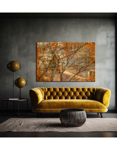 Reprodukcja obrazu Widok z okna pracowni Olga Boznańska