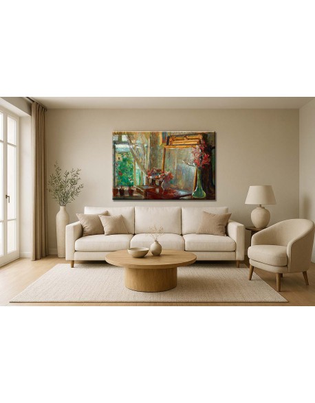 Reprodukcja obrazu Wnętrze Olga Boznańska