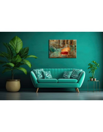 Reprodukcja obrazu Wnętrze pracowni paryskiej Olga Boznańska