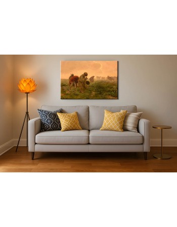 Reprodukcja obrazu Burza Józef Chełmoński