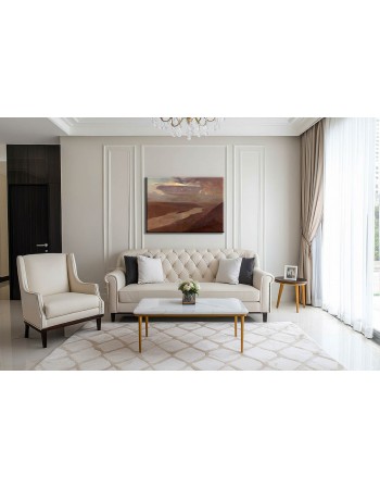 Reprodukcja obrazu Dniestr w nocy Józef Chełmoński