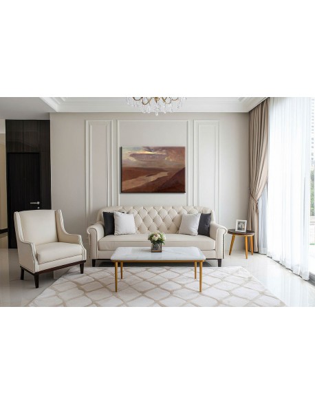 Reprodukcja obrazu Dniestr w nocy Józef Chełmoński