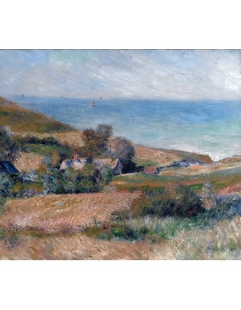 Reprodukcje obrazów View of the Seacoast near Wargemont in Normandy - Auguste Renoir