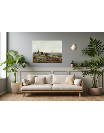 Reprodukcja obrazu Dropie Józef Chełmoński