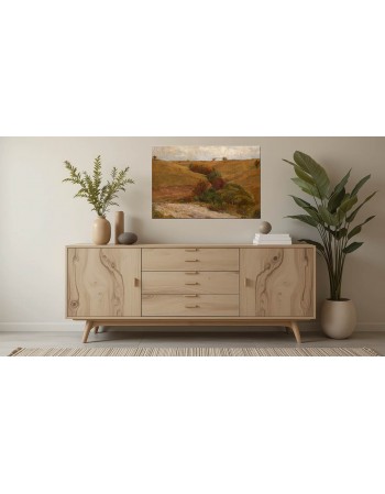 Reprodukcja obrazu Krajobraz - Strumyk w dolinie Józef Chełmoński