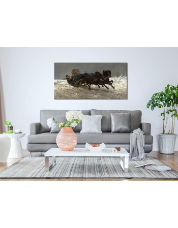 Reprodukcja obrazu Powrót z balu Józef Chełmoński