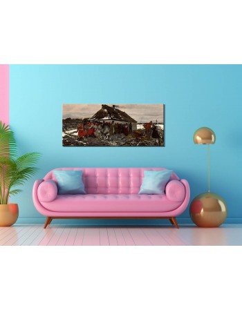 Reprodukcja obrazu Przed karczmą Józef Chełmoński