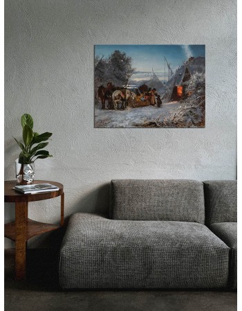 Reprodukcja obrazu Rankiem w puszczy Józef Chełmoński