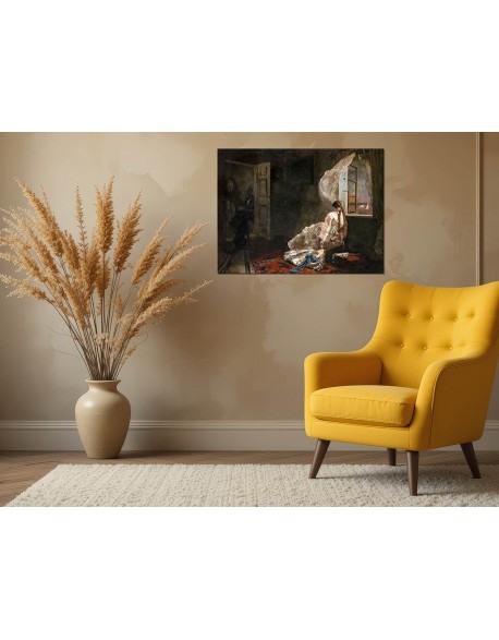 Reprodukcja obrazu Wieczór letni Józef Chełmoński