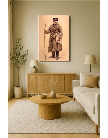 Reprodukcja obrazu Woźnica Józef Chełmoński