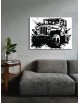 Obraz na płótnie Jeep grafika fotoobraz