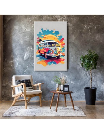 Obraz na płótnie Kamper VW fotoobraz