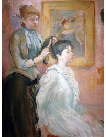 Reprodukcje obrazów La Coiffure - Berthe Morisot