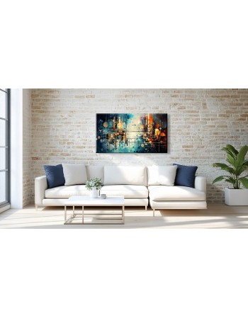 Obraz na płótnie Kolorowa abstrakcja kształtów fotoobraz