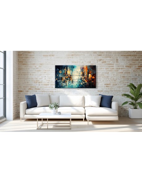 Obraz na płótnie Kolorowa abstrakcja kształtów fotoobraz