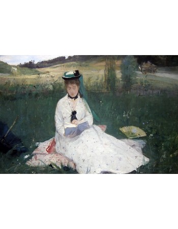 Reprodukcje obrazów Reading - Berthe Morisot